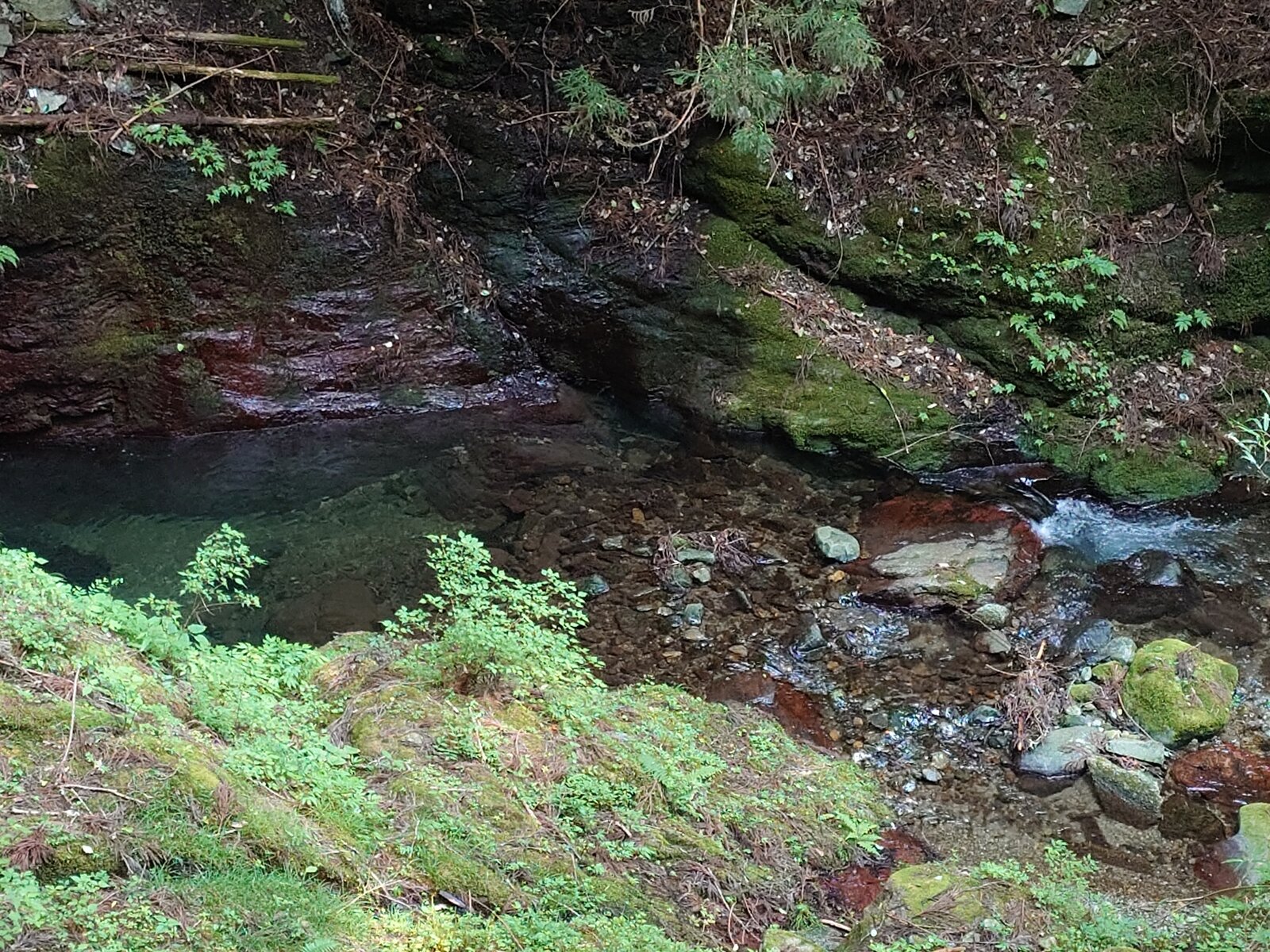 赤滝 — Akataki Kurotaki hidden waterfall