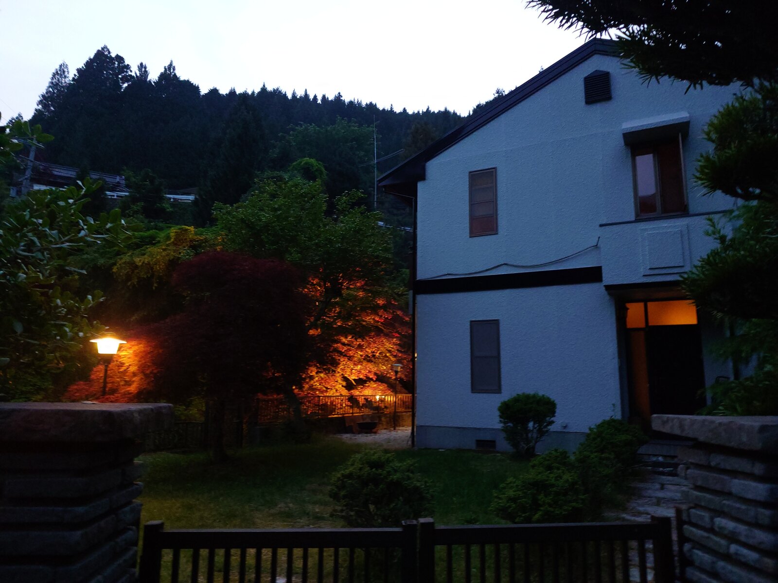 Garden at private villa Kurotaki