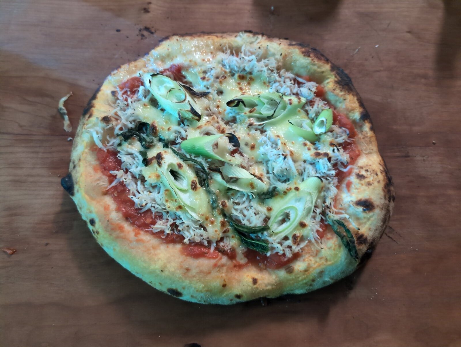Japanese style pizza baked at Kurotaki