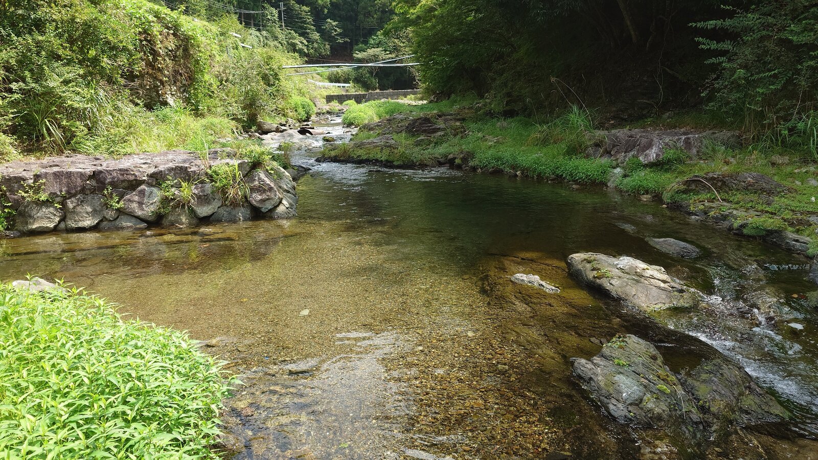 Kurotaki river swimming spot